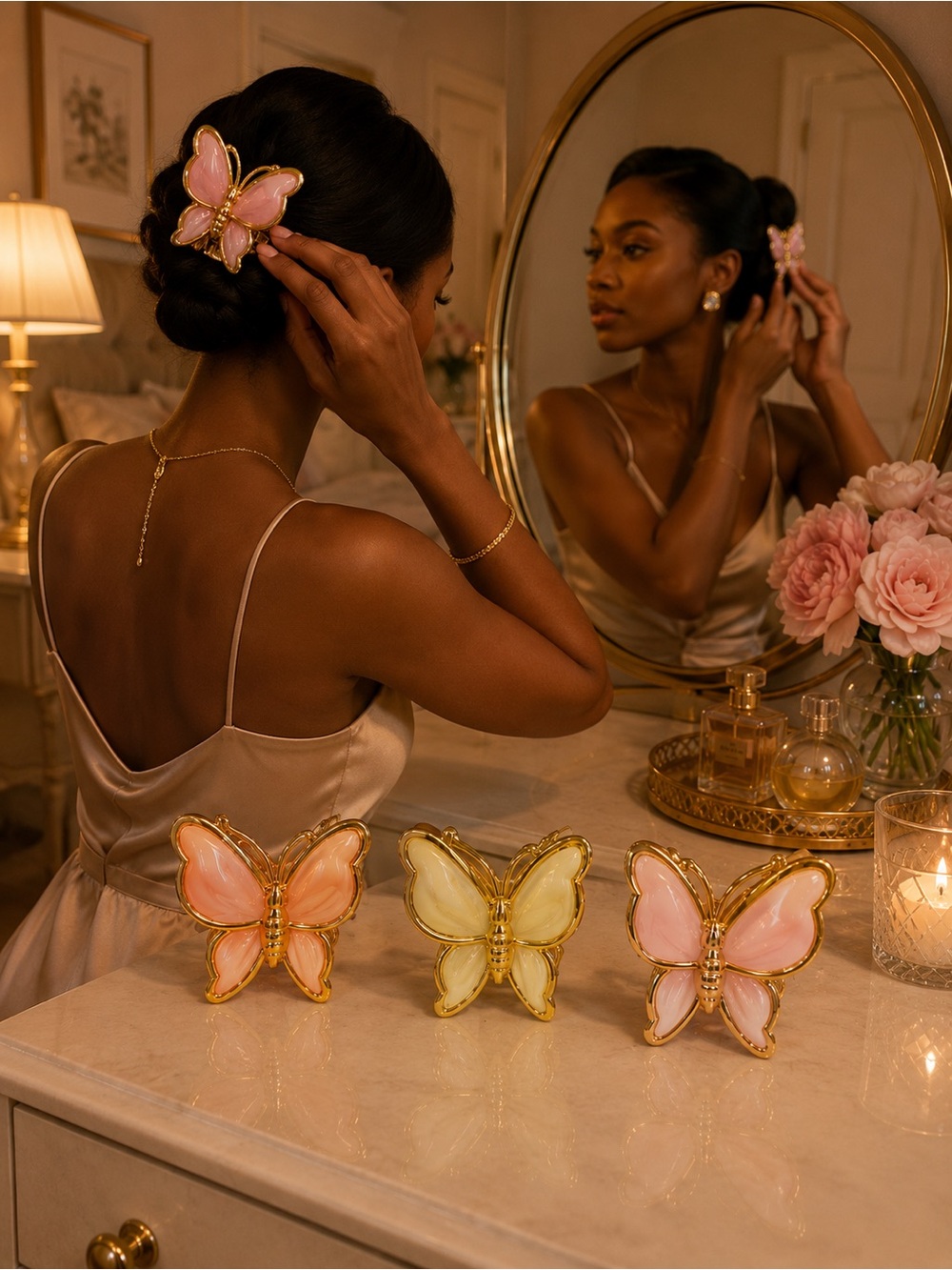3 Butterfly Hair Clip - Elegant Women’s Accessory